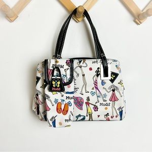 mudd vintage y2k bag & flip phone case